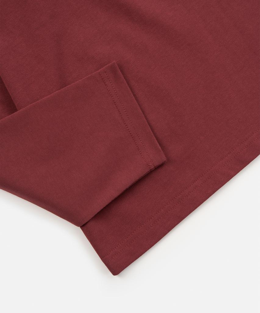 TOFFEE Slim Crop Long Sleeve (Red)