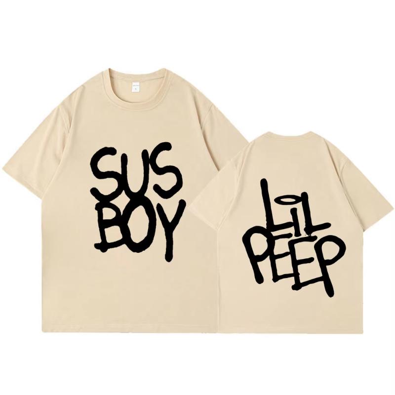 

Hot Rapper Lil Peep Sus Boy Pink T Shirt Unisex Women Fashion Hip Hop Short Sleeve Tshirt High Quality Oversized Cotton Tee Shirt 4XL