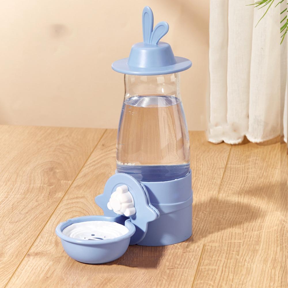 Anti-Splash Pet Water Dispenser 600ml Rabbit Drinking Bowl  For Ferret Bunny Hedgehog Hamster