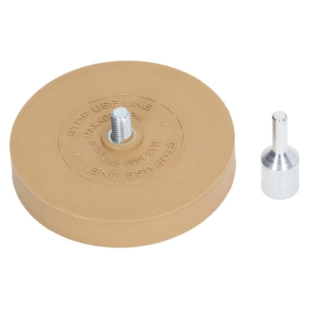 Rubber Material Rubber Eraser Wheel 4000RPM Adhesive Remover Wheel  Pinstripes Removal