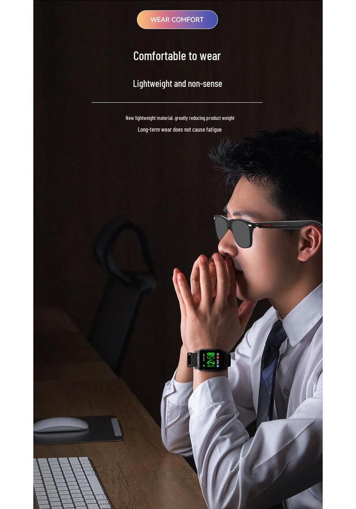 D13 Bluetooth Dual Ear Polarized Sunglasses with Touch Controls for Music and Calls