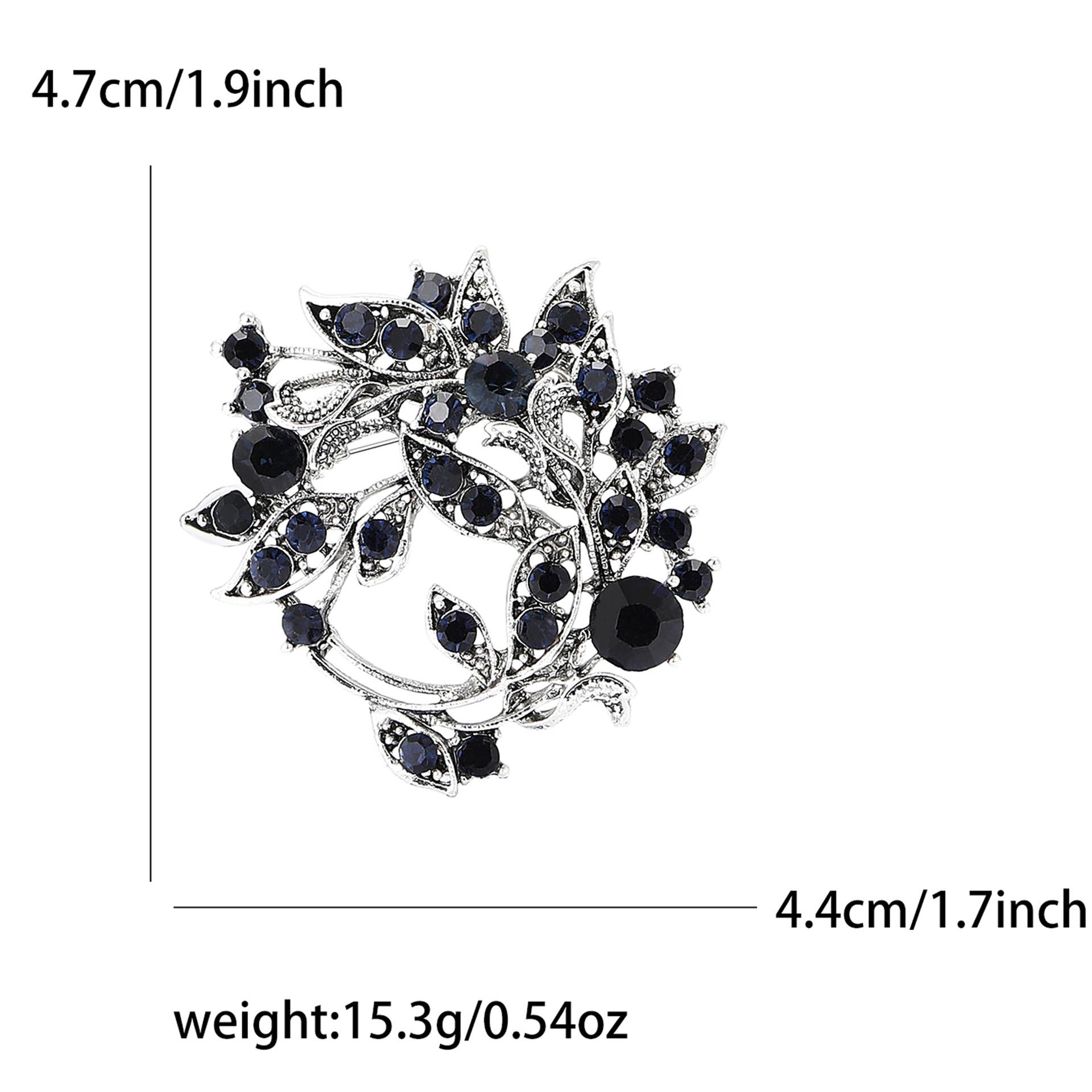 

Высококачественный сплав горный хрусталь одинарная брошь-гирлянда модный креативный женский костюм пальто корсаж ювелирные изделия булавка