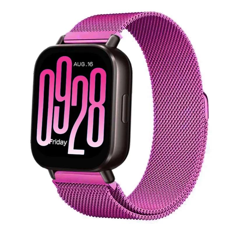 Cinturino a Maglia Milanese da 22 mm per Redmi Watch 5 Active/Redmi Watch 5 Lite Braccialetto in Metallo per Huawei Watch GT5 4/Pro 46mm Cinturino Correa