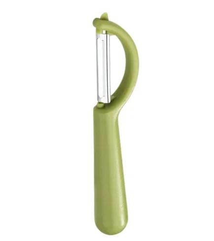 

Multifunctional Long Handle Sharp Fruits Vegetable Potato Carrot Peeler Easy Peeling Tools Kitchen Gadgets зелёный