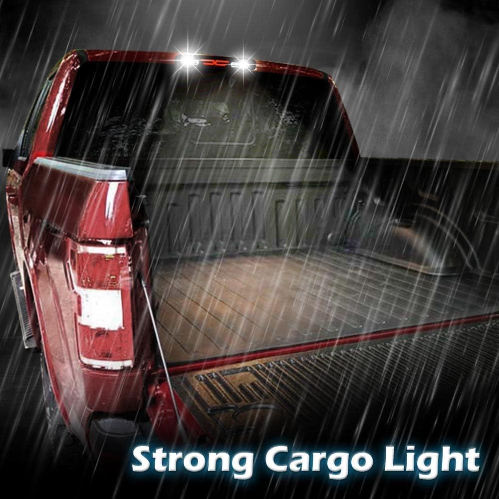 PIT66 3Rd Brake Light Compatible With 1999-2007 Chevy Silverado 1500 2500 3500 & HD Models /1999-2007 GMC Sierra 1500 2500 3500 & HD Models High