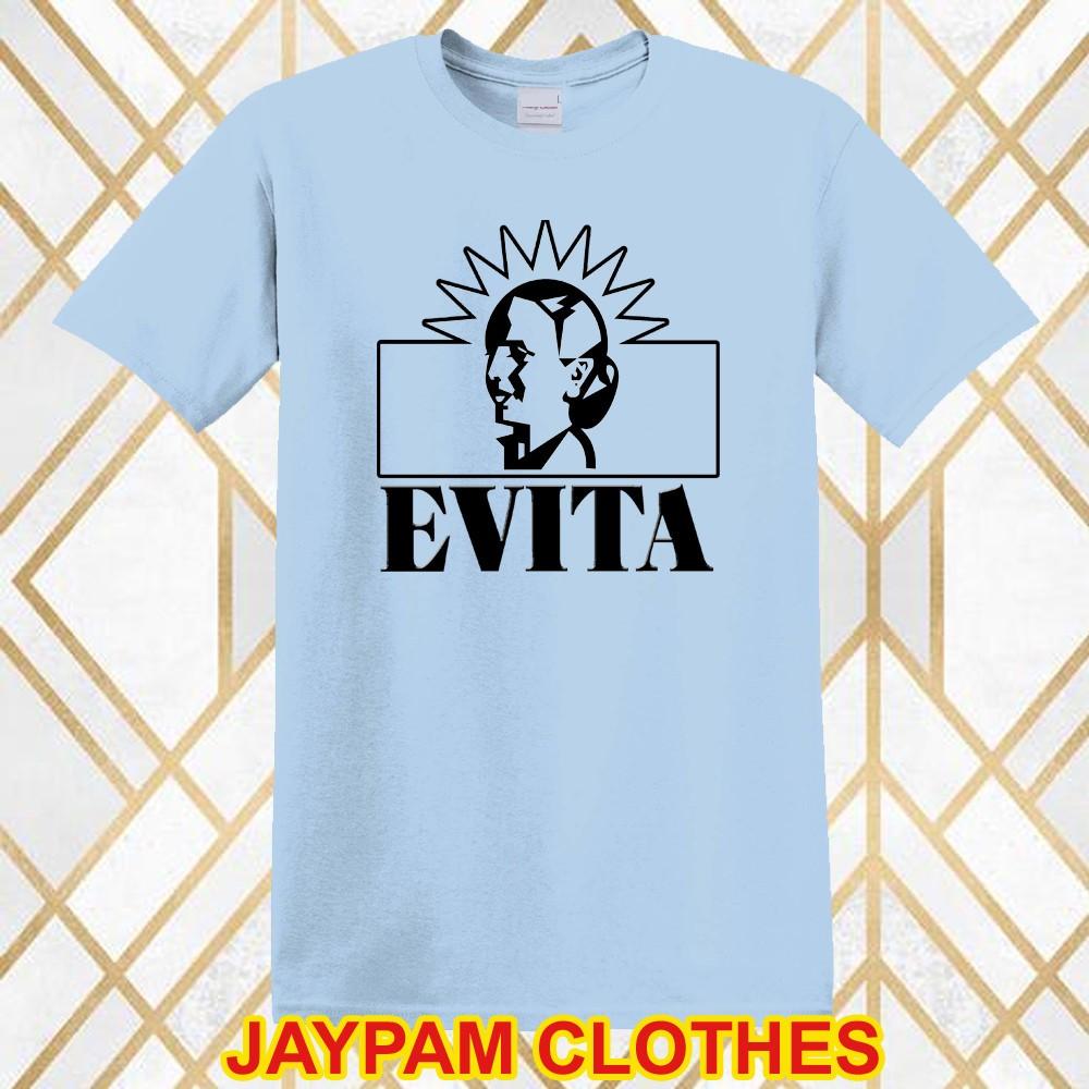 EVITA Broadway Musical Show Men s Light Blue Size S 5XL S