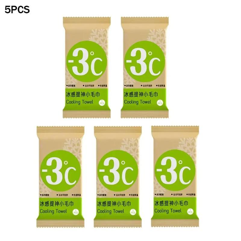 5/10PCS Summer Mint Cooling Towel Instant Ice Cold Towel Sweat Wicking Reusable Mosquito Repellent Towel for Outdoor Sports Travel