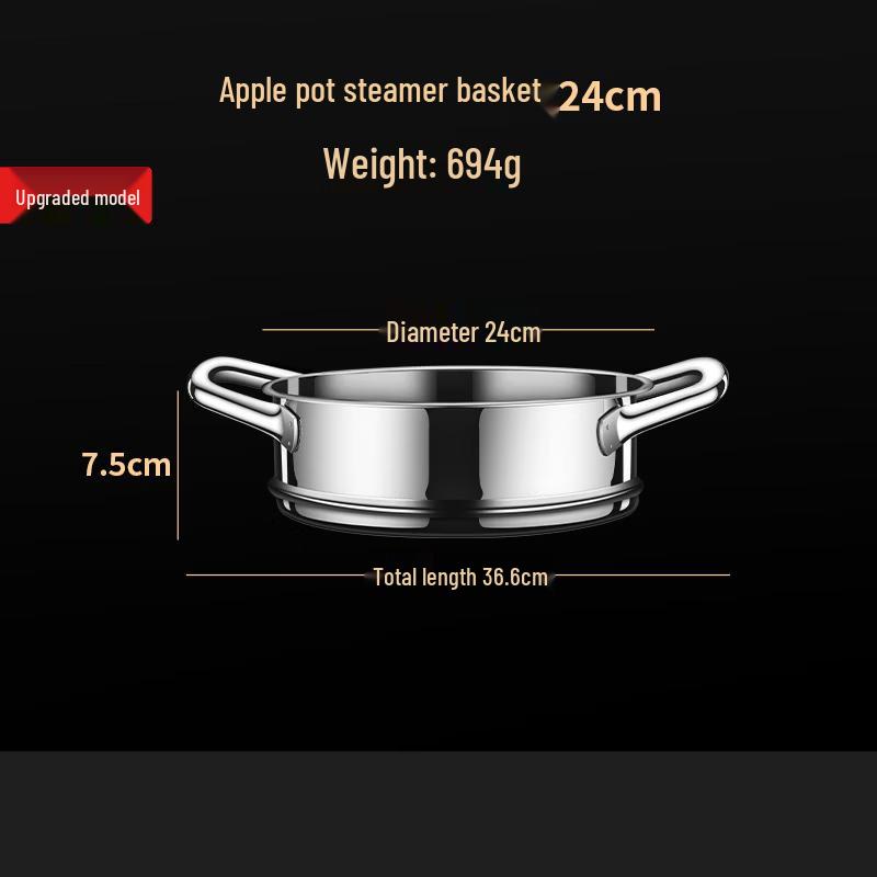 

Wutuo 304 Stainless Steel Apple Steamer Pot