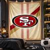Wall Hanging Tapestry San Francisco 49ers Print Cloth for Living Room Bedroom Home Decor