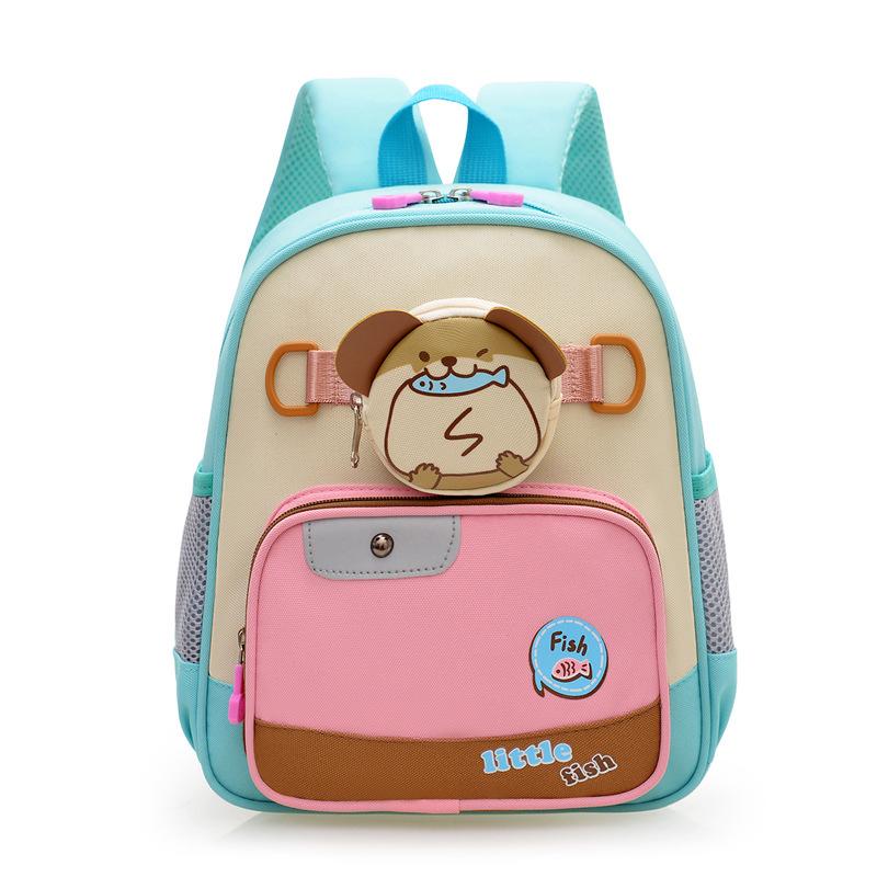 Children's Backpack New Cute Cartoon Kindergarten School Bag Boys and Girls Lightweight Leisure Travel Backpack