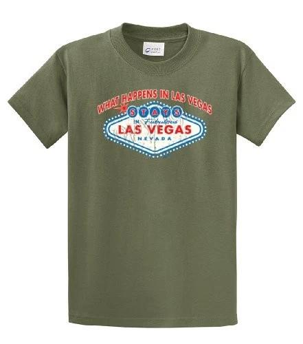 

What Happens In Vegas Stays In Vegas Las Vegas T-Shirt Funny Vacation Visit S