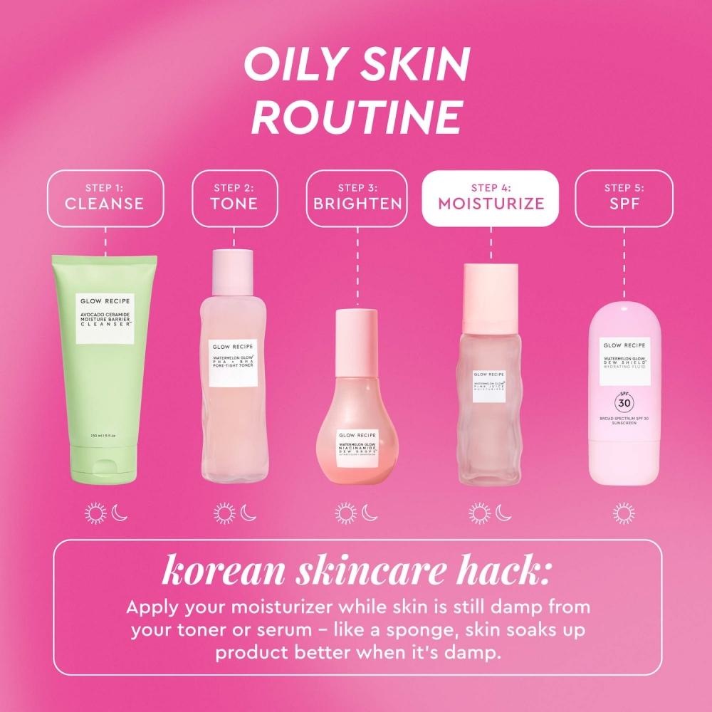 Glow Recipe Oljefri Återfyllningsbar Fuktkräm Vattenmelon Rosa Juice 1,69 Oz   50 ml