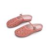 Johnature Genuine Leather Hollow-out Breathable Flat Slippers Soft Soled Versatile Women's Slip-on Shoes