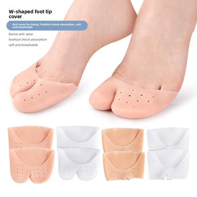 Pointe Shoe Cover with Holes SEBS Toe Protective Cover, Thickened Soft Toe Toe Anti-wear and Anti-pain
