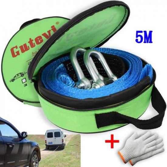 16  Лебедка Буксировочная Буксировочный Трос 8 Тонн Прочная Буксировочная Стропа Восстановление Аварийная Цепь