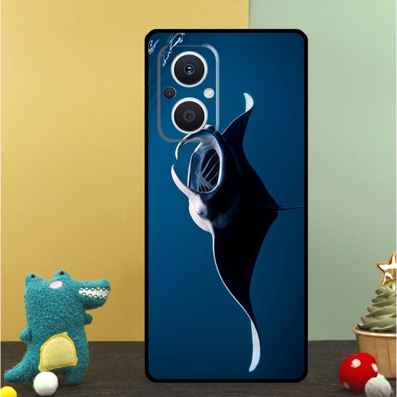 

Animal Manta Ray Case For OPPO Reno 15 Pro 15F 10 11 12 13 13F 14 14F 8 7 Lite 8T OPPO Find X9 X8 X6 Pro Cover OPPO Find X5 Pro