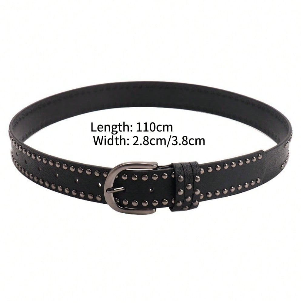 European and American Belts, Women's Personality Trend Rivets, Five-star Punk with Jeans, Women's Belts