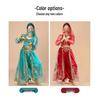 Costum de dans popular Prințesa Jasmine 2025 pentru copii mici - Set exotic stil Dunhuang pentru spectacol pe scenă