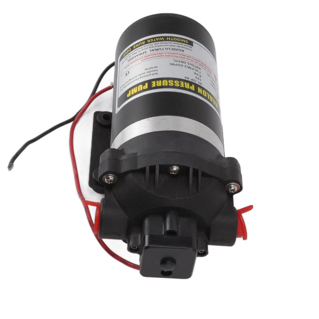12V DC Hochdruck Membran Pumpe Horizontale Selbstansaugende Pumpe Roller Wasserreiniger Spray Wasser