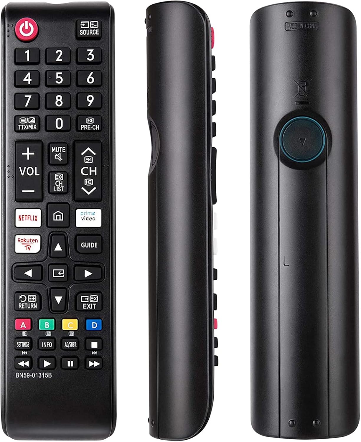 

Универсальный пульт дистанционного управления для Samsung Smart TV LCD LED HDTV 3D Series Сменный пульт дистанционного управления, совместимый с телевизорами Samsung чёрный