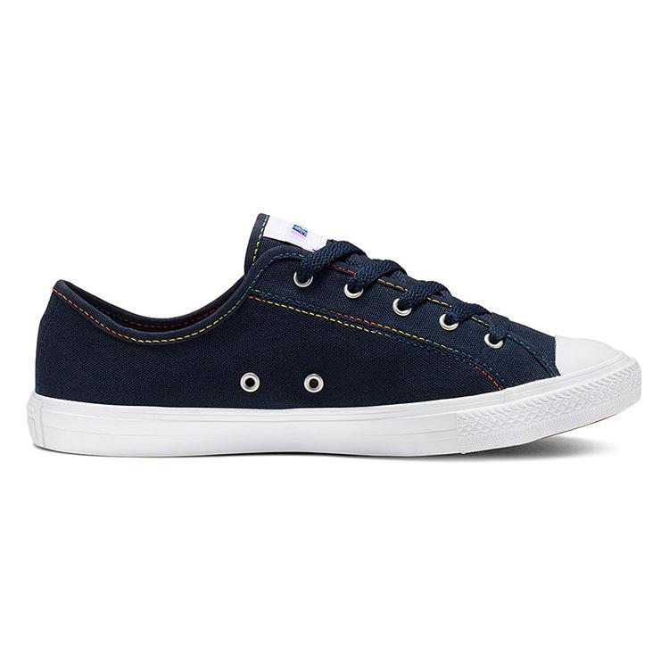 Converse Chuck Taylor All Star Dainty Rainbow Low Top Cowboy Blue Women's 564978C