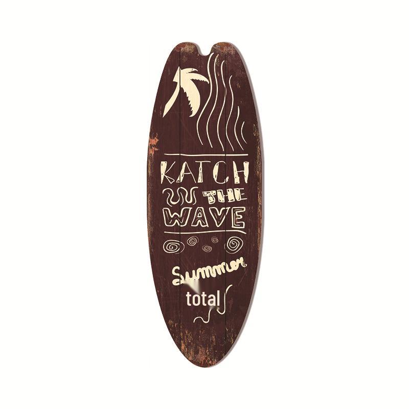 Hawaiian Surfboard Pendant Beach Wall Decoration Sign