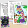 Ausmalbuch für Erwachsene Schöne florale Mandala-Muster Anti-Angst Stressabbau Buch zum Zeitvertreib auf Reisen