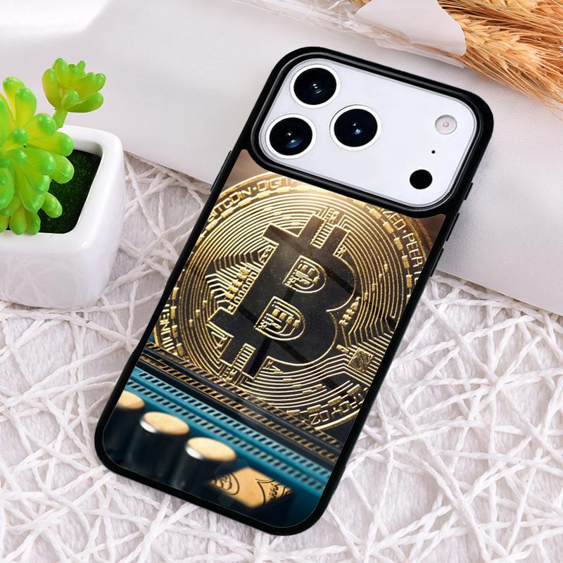Bitcoin BTC Phone Case for iPhone 17 Air 16 15 11 12 14 13 Pro Max Shockproof Cover