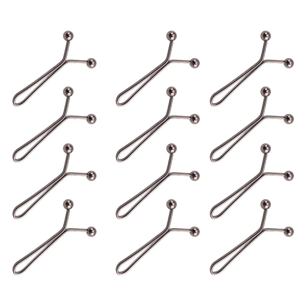 Hijab Pins Set of 12 Safety Clips for Women's Scarf and Headscarf Jewelry for Scarf and Headscarf Accessories