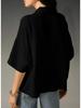 European Summer French V-Neck Elegant Short-Sleeve Top