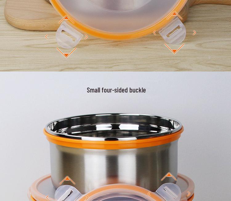 304 Stainless Steel Sealed Lunch Box & Fresh-Keeping Jar for Food Storage and Instant Noodles
