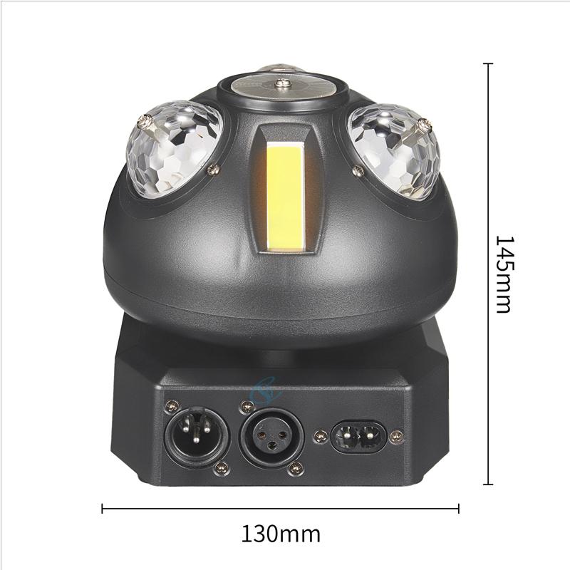 DJ Stage Beam Rotating Moving Head Lights Laser Effect Golden Lighting DMX Remote Control Disco Party Bar  Show Light