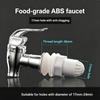 Complete 8Pcs Brewing Tap Set With Lock Nut And Extra Sealing Tape For Secure Installation On Various Container