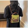 Frosted retro backpack women's fashion niche design student schoolbag trend lightweight travel backpack