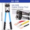 HX-50B Manual Cold Crimping Terminal Plier SC Bare Terminal Crimping Steel Material Copper Aluminum Nose Cable Crimping