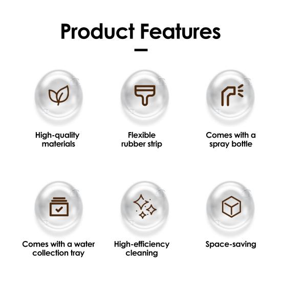 Scraper Brush Windows Glass Screens Bevel Scraping Strip Dust Removal Portable Cleaning Brush Multi-Functional Cleaning Tool