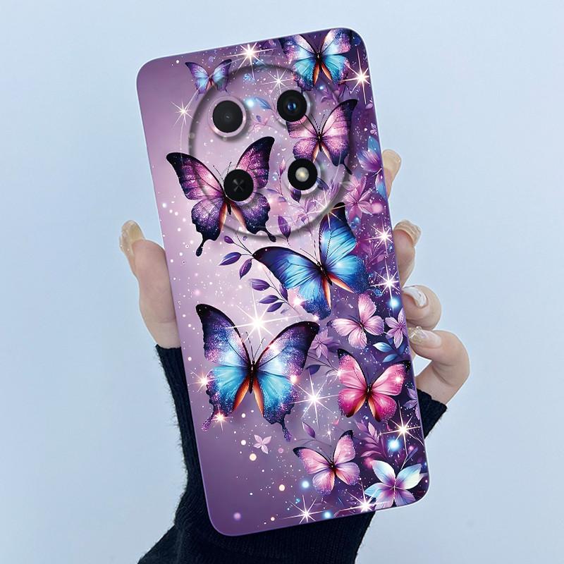 For Huawei Nova 12i Case 12 i Silicone Protective Cover Fashion Simplicity flower Funda for Huawei Nova 13i Nova12i Coque Capa
