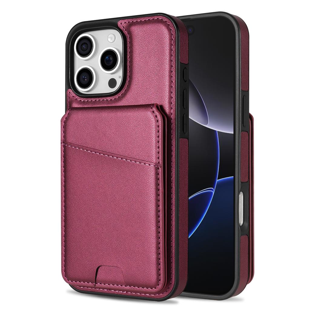 2 in 1 Detachable Cards Solt Leather Magnetic Case For iPhone 16 Pro Max 15 Plus 14 13 12 Vertical Bag Pocket For Magsafe Cover