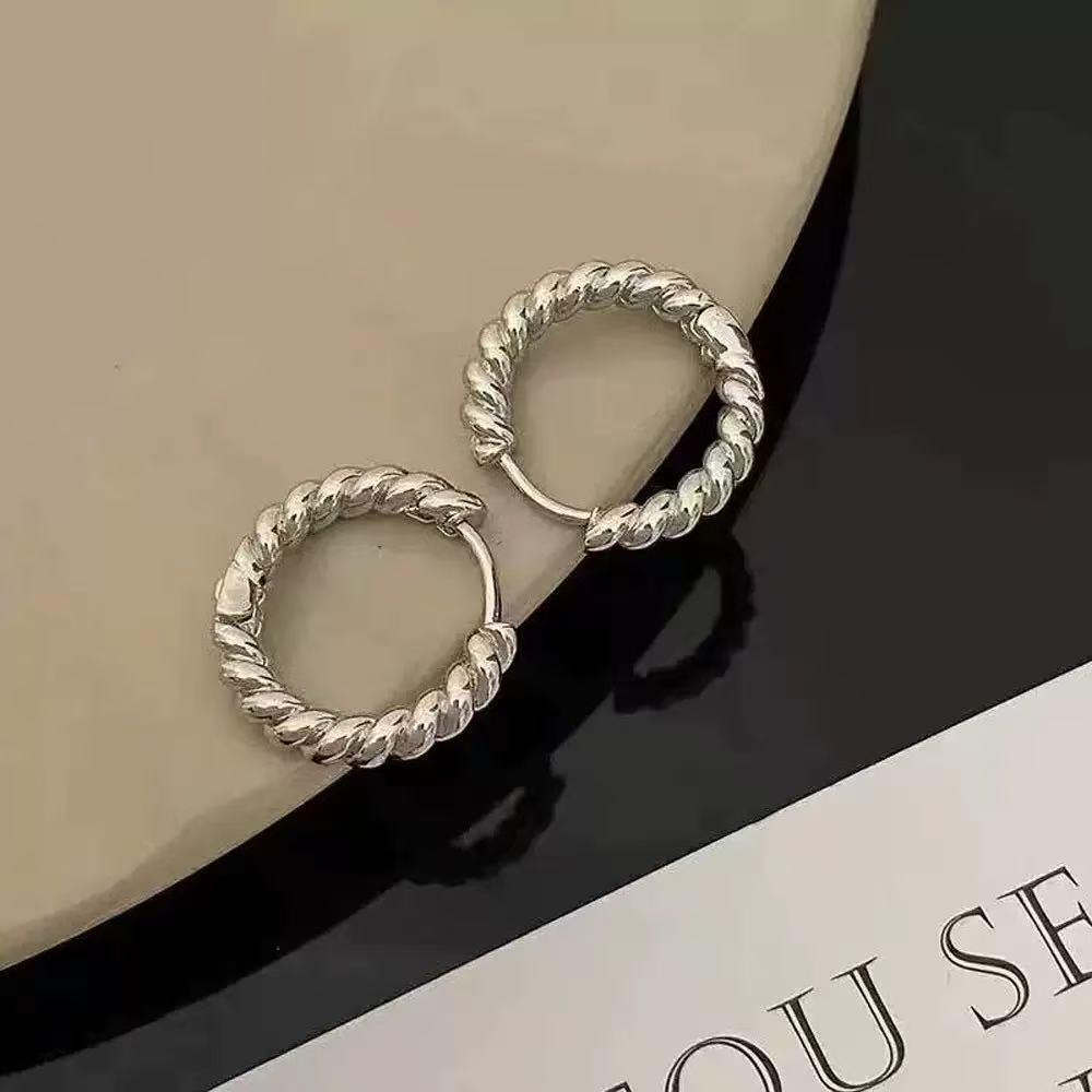 European Retro Hoop Earrings: Light Luxury High-End Accessories for Autumn & Winter