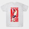 Asian Size Men Print T-shirt Mo Salah Archer Celebration Pop Art No-Cut Heat Transfer Print Cotton Tshirt