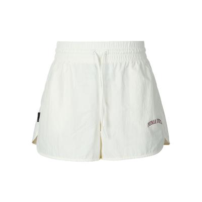 Solid Color Comfortable Loose Breathable Mid Waist Casual Shorts Women Shorts Cream 630357-65