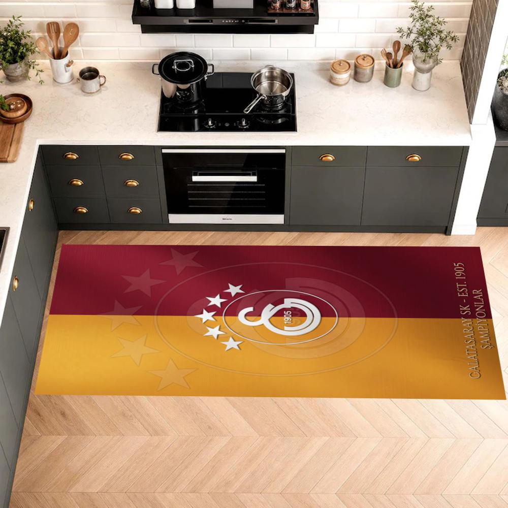 Galatasaray Kitchen Mats Durable Bathroom Pads Comfortable Rugs Carpets For Kitchen Home Office Sink Laundry Room Bathroom Decor