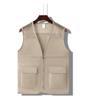 Gilet Estivo in Rete Personalizzato con Tasche - Camicia Traspirante per Attività di Volontariato