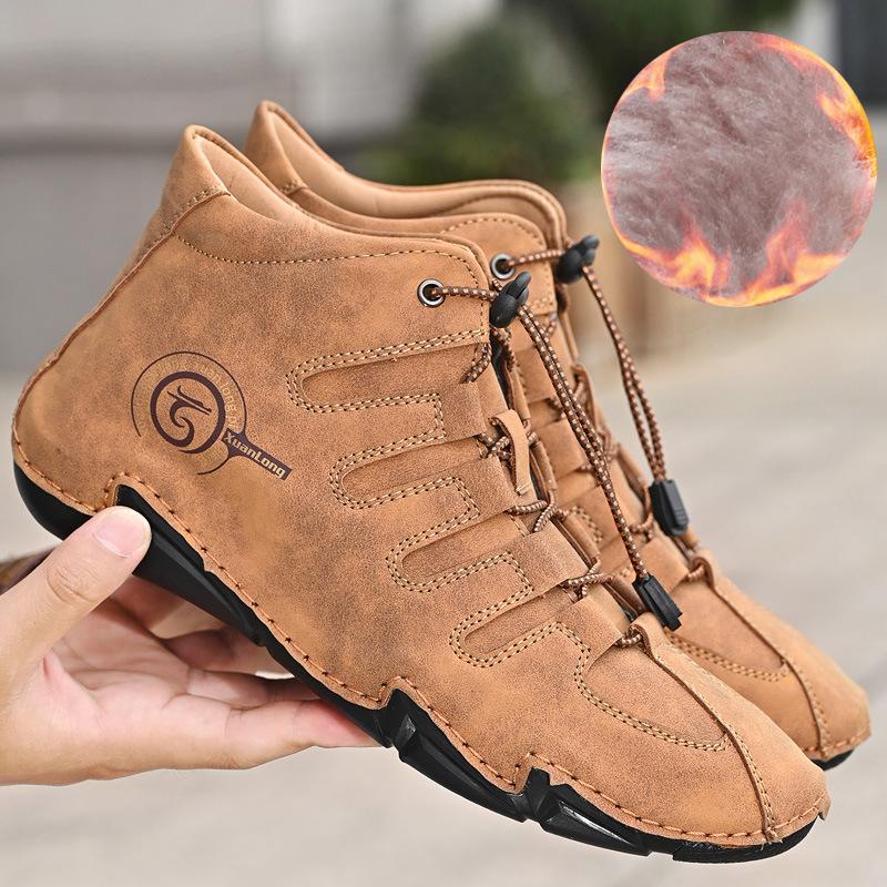 Medium And High Top Cotton Men'S Shoes Casual Xiyin Martin Boots