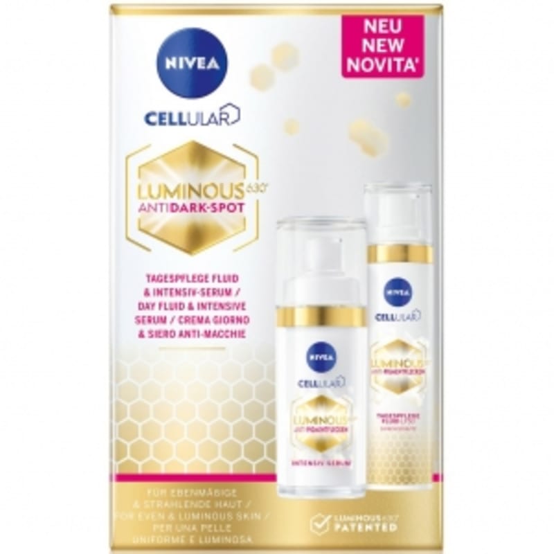

German Nivea Cellular Luminous 630 Anti-Pigment Day Care & Serum 2-piece Set