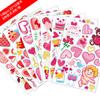 Playful Xh110 Family Interactive Heart Window Clings For Valentines Day Decor