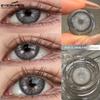 EYESHARE 1 Pair FLORENCE Series Contact Lenses for Eyes 14.5mm Gray Brown Natural Lens Beauty Pupils for Satuden