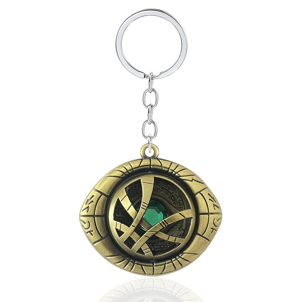 Doctor Eye Strange Of Agamotto Necklace With Spin Pendant And Keyring For Gift