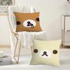 Cartoon Rrilakkuma Anime Pillow Case Suitable For Bedrooms Living Rooms Cars Home Decoration