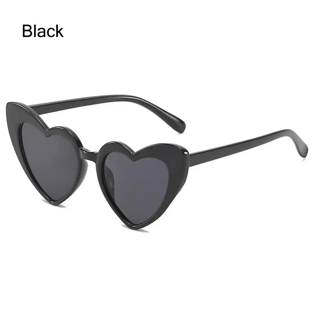 Kids Heart Sunglasses Cartoon Eyewear Vintage Heart-Shaped for Boys Girls 3-9 Years Toddler Sunglasses Outdoor Children Glasses